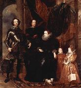 Anthony Van Dyck Portrat der Familie Lomellini Spain oil painting artist